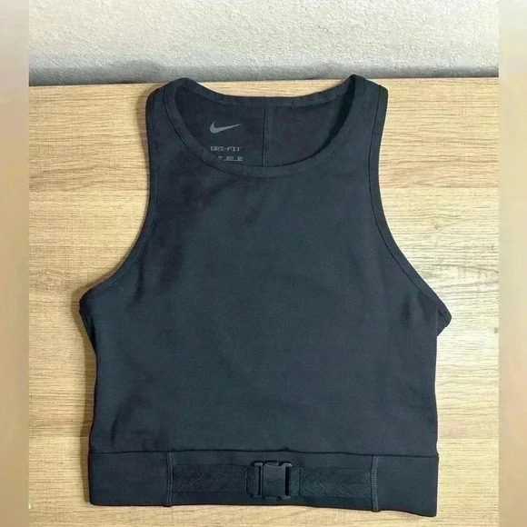 Nike Women's Dri-Fit Buckle Crop Tank - Picture 1 of 5